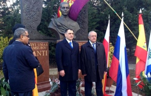16 февраля 2015 года в Испании установили памятник Хаджи Мамсурову