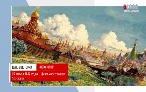 ДЕНЬ ОСНОВАНИЯ МОСКВЫ
