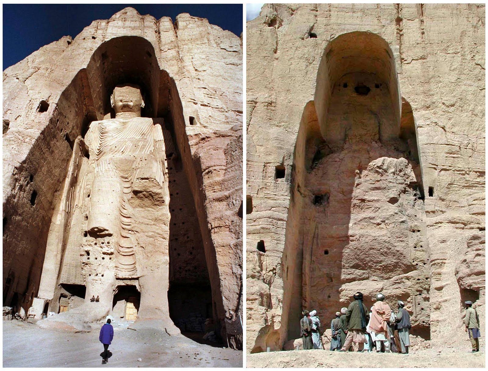 26 февраля 2001 года в Афганистане уничтожены Бамианские статуи Будды
