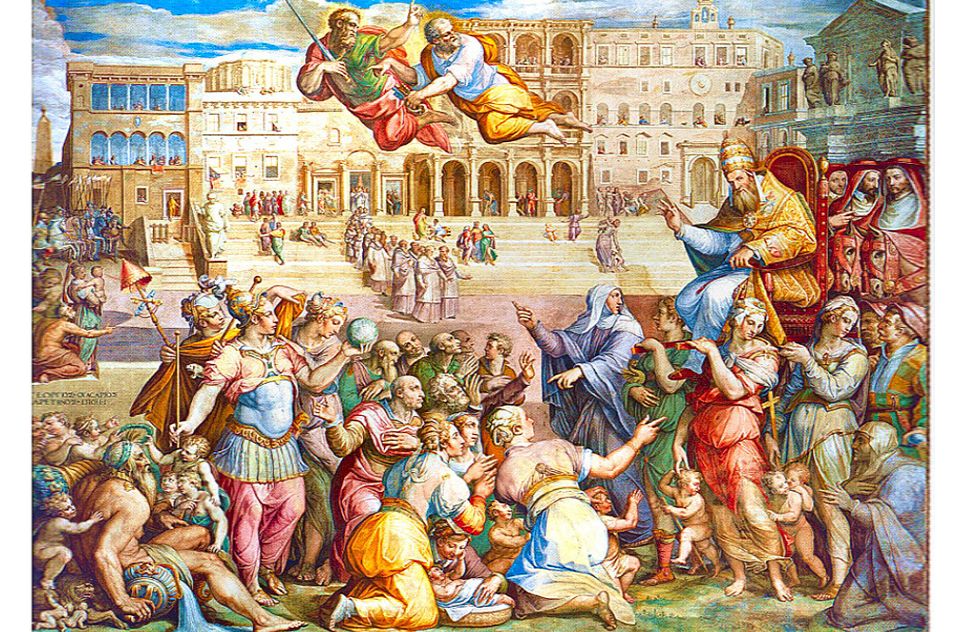 Джорджо Вазари «Возвращение Григория XI из Авиньона в Рим» 