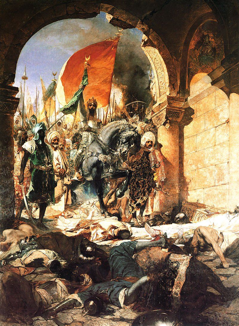 29 мая 1453 год  Константинополь пал под ударами турков