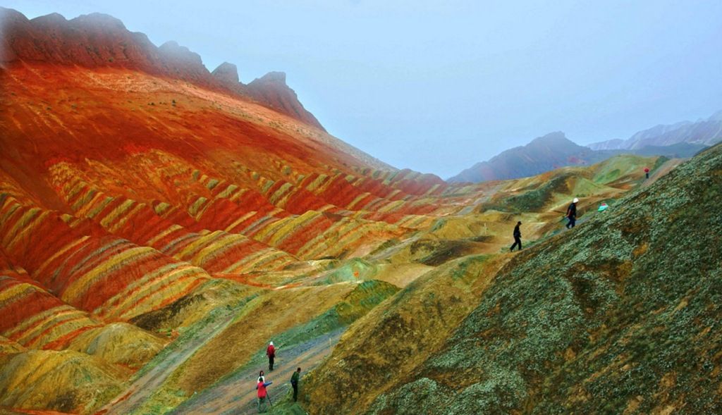 Национальный геопарк Чжанъе Данься, Китай