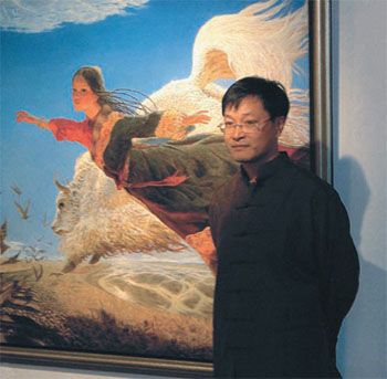 Китайский художник Ванг И Гуан