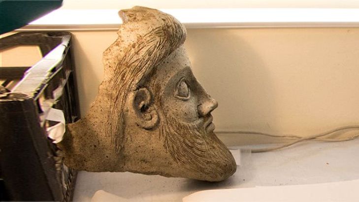 В Крыму нашли терракотовую голову античного божества