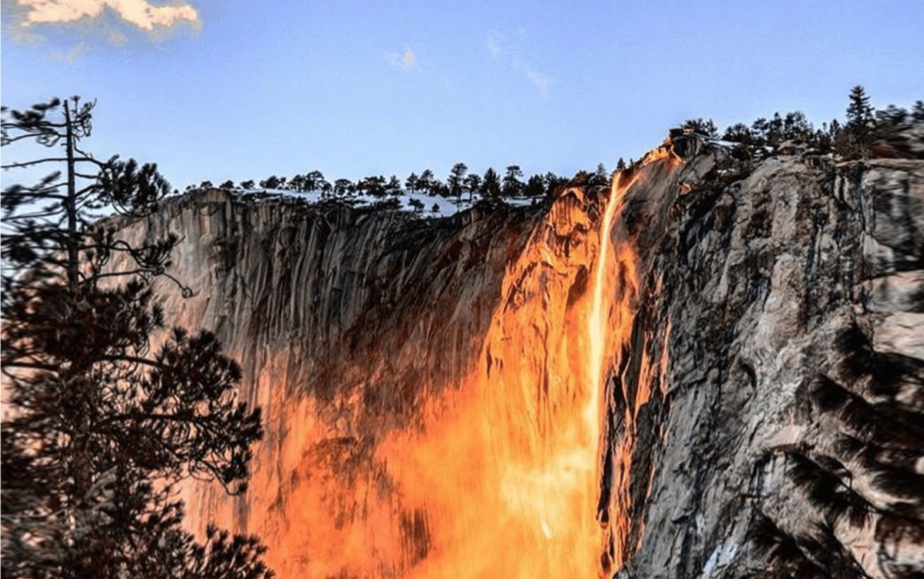 22 февраля посетители Национального парка Йосемити станут свидетелями удивительного природного феномена