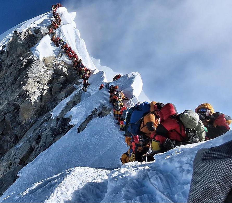 Очередь к вершине Эвереста. 22 мая 2019 г.
