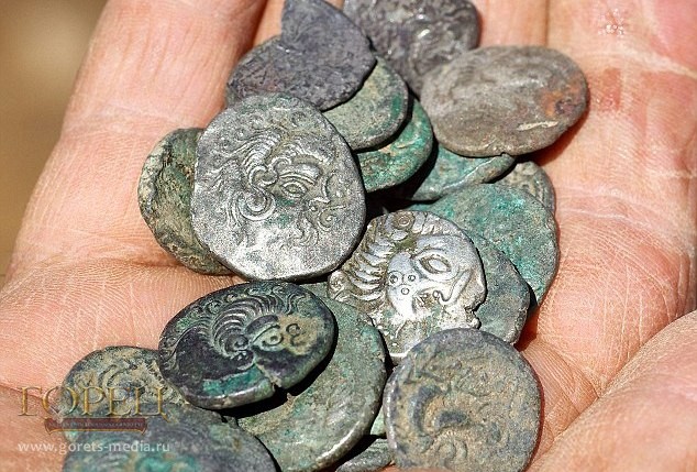 Вместе с трюфелями собака Златка нашла клад из античных монет