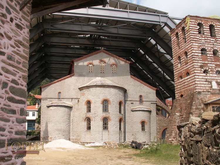 Восстановление русского монастыря на Афоне идет активнее в Великий пост 