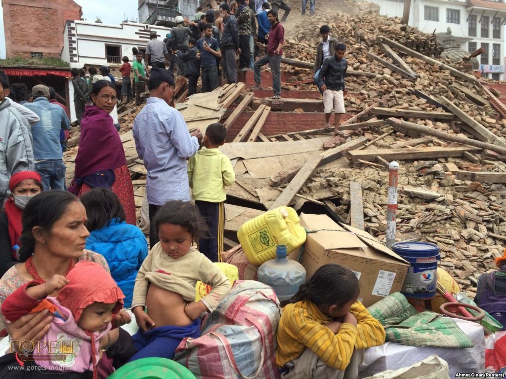 В Непале произошло еще одно разрушительное землетрясение