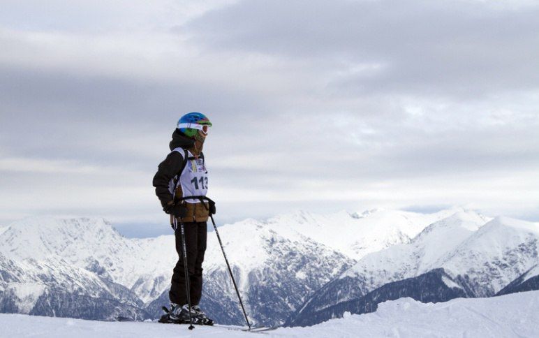 В Сочи соревнуются юные горнолыжники со всего мира 