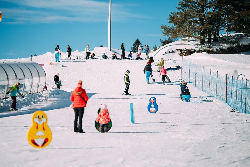 Школьники КЧР начали заниматься горными лыжами