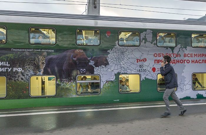 «Экологический поезд» прибыл из Петербурга в Адлер