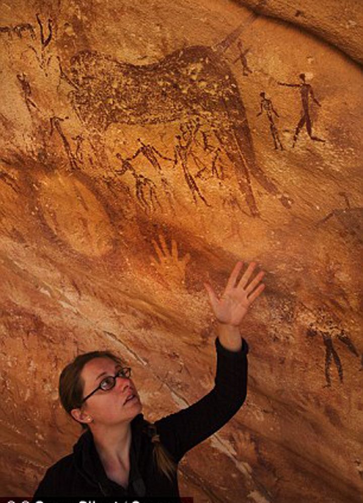 Детские отпечатки в египетской пещере принадлежат ящерицам