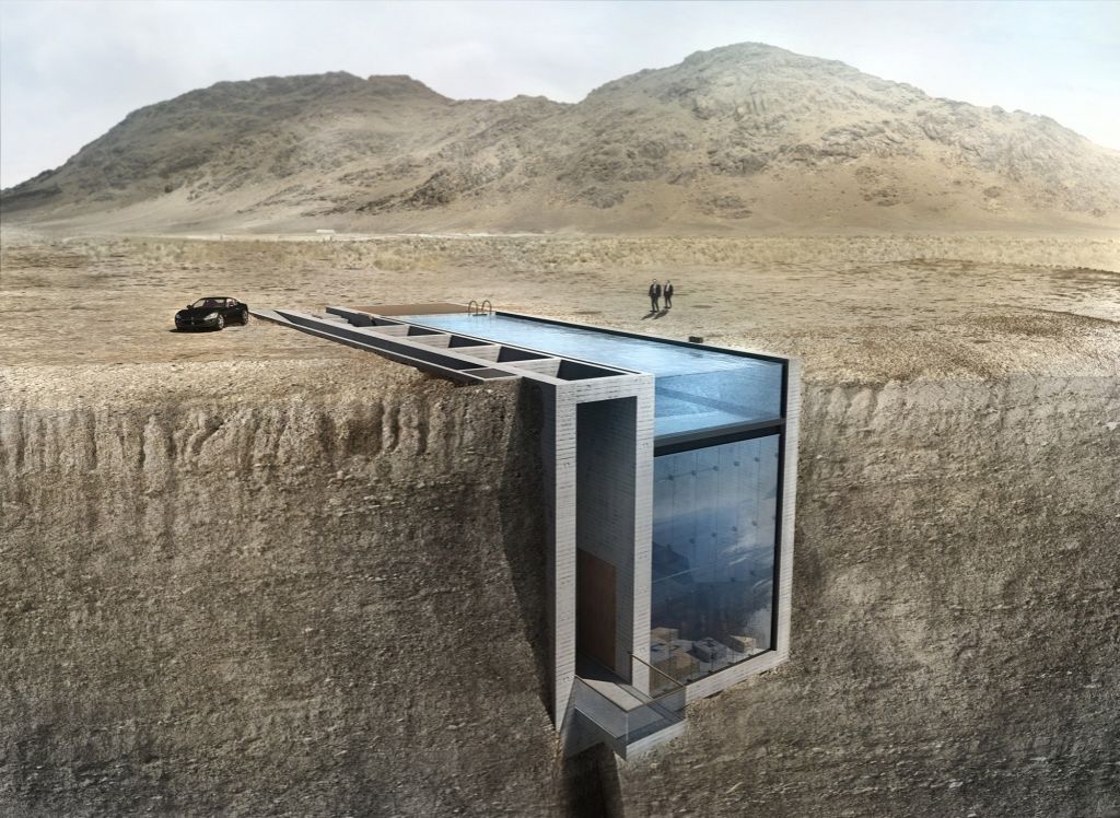  Житель Ливана хочет построить себе дом в скале