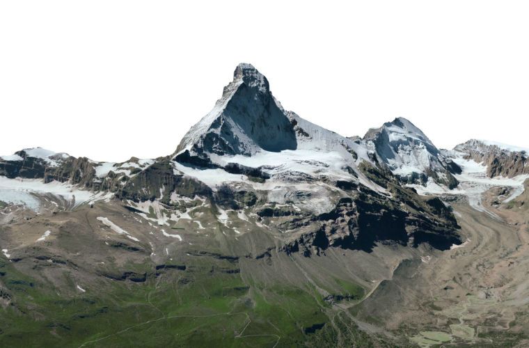 Спутниковые снимки превратили в трехмерные «карты» гор 